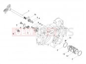 APRILIA SX 50 Factory Gear box / Selector / Shift cam