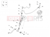 APRILIA SX 50 Factory Rear master cylinder