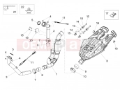 APRILIA Shiver 900 ABS (USA) Exhaust pipe