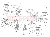 APRILIA Shiver 900 ABS (USA) Foot rests