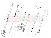APRILIA Shiver 900 ABS (USA) Front fork Kayaba