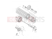 YAMAHA XV 750 Virago XV750 VIRAGO 750 (3JLU) 1997 CLUTCH