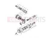 YAMAHA XV 750 Virago XV750 VIRAGO 750 (3JLU) 1997 MIDDLE DRIVE GEAR