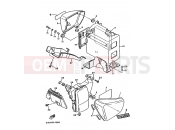 YAMAHA XV 750 Virago XV750 VIRAGO 750 (3JLU) 1997 SIDE COVER