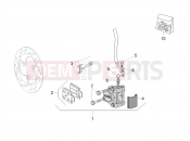 APRILIA SR 50 R Replica Front brake caliper
