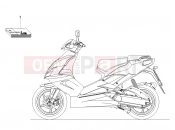 APRILIA SR 50 R Replica Plate set / Various