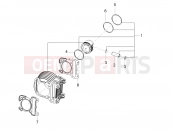 APRILIA SXR 160 BSVI ABS (LATAM) Cylinder - Piston