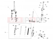 APRILIA SXR 160 BSVI ABS (LATAM) Front fork