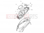 APRILIA SXR 160 BSVI ABS (LATAM) Saddle compartment