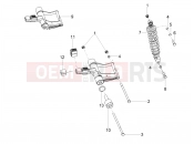 APRILIA SXR 160 BSVI ABS (LATAM) Shock absorber