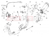 APRILIA Tuono V4 Factory 1100 Superpole (APAC) Exhaust pipe I