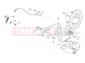 APRILIA Tuono V4 Factory 1100 Superpole (APAC) Rear brake caliper