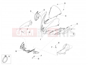 APRILIA Tuono V4 Factory 1100 Superpole (APAC) Front fairing