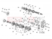 APRILIA Tuono V4 Factory 1100 Superpole (APAC) Gear box - Gear assembly