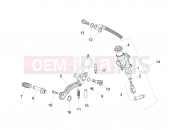 APRILIA Tuono V4 Factory 1100 Superpole Rear master cylinder