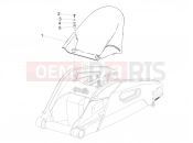 APRILIA Tuono V4 Factory 1100 Superpole Rear mudguard