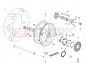 APRILIA Tuono V4 Factory 1100 Superpole Rear wheel