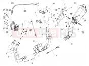 APRILIA Tuono V4 Factory 1100 Superpole (USA) Exhaust pipe