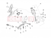 APRILIA Tuono V4 Factory 1100 Superpole E5 Rear master cylinder