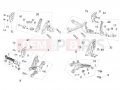 APRILIA Tuono V4 Factory 1100 Superpole Foot rests