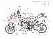 APRILIA Tuono V4 Factory 1100 Superpole (USA) Decal