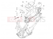 PIAGGIO BV 350 IE ABS (USA / CA) Helmet huosing - Undersaddle