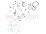 PIAGGIO BV 350 IE ABS (USA / CA) Throttle body - Injector - Induction joint