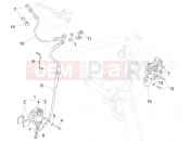 PIAGGIO Liberty 125 Poste Brakes pipes - Calipers