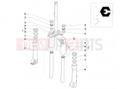 PIAGGIO Liberty 125 Poste Fork's components (Escorts)