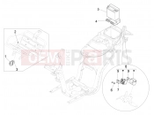 PIAGGIO Liberty 125 Poste Remote control switches - Battery - Horn