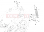 PIAGGIO Liberty 150 Rear suspension - Shock absorber/s