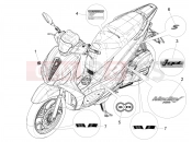 PIAGGIO Medley 125 ABS (APAC) Plates - Emblems