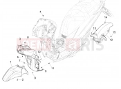 PIAGGIO Medley 125 ABS (APAC) Wheel huosing - Mudguard