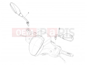 PIAGGIO Medley 150 ie ABS Driving mirror/s