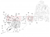 PIAGGIO Medley 150 ie ABS (E4) (RP8MB0200) Cylinder head unit - Valve