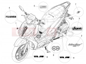 PIAGGIO Medley 150 ie ABS (E4) (RP8MB0200) Plates - Emblems