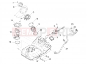 PIAGGIO Medley 150 ie ABS (E5) (APAC) Fuel tank