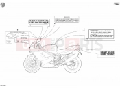 DUCATI Sporttouring ST3 WARNING LABELS USA » UNCLASSIFIED