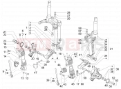 PIAGGIO MP3 350  Maxi Sport Fork's components (Mingxing)