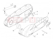 PIAGGIO MP3 350  Maxi Sport Crankcase cover - Crankcase cooling