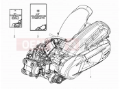 PIAGGIO MP3 350  Maxi Sport Engine, assembly