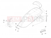 PIAGGIO MP3 350  Maxi Sport Saddle/seats