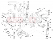 PIAGGIO MP3 400 Fork/steering tube - Steering bearing unit
