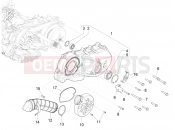 PIAGGIO Mymoover 125 (Poste Italiane) Crankcase cover - Crankcase cooling