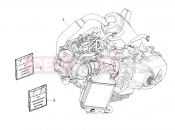 PIAGGIO Mymoover 125 (Poste Italiane) Engine, assembly