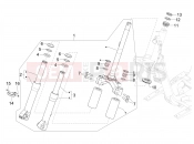 PIAGGIO Mymoover 125 (Poste Italiane) Fork/steering tube - Steering bearing unit