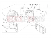 PIAGGIO Mymoover 125 (Poste Italiane) Front glove-box - Knee-guard panel