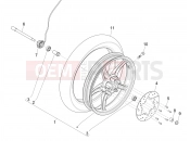 PIAGGIO Mymoover 125 (Poste Italiane) Front wheel