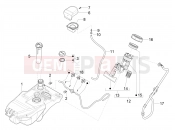 PIAGGIO Mymoover 125 (Poste Italiane) Fuel tank