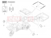 PIAGGIO Mymoover 125 (Poste Italiane) Plates - Emblems